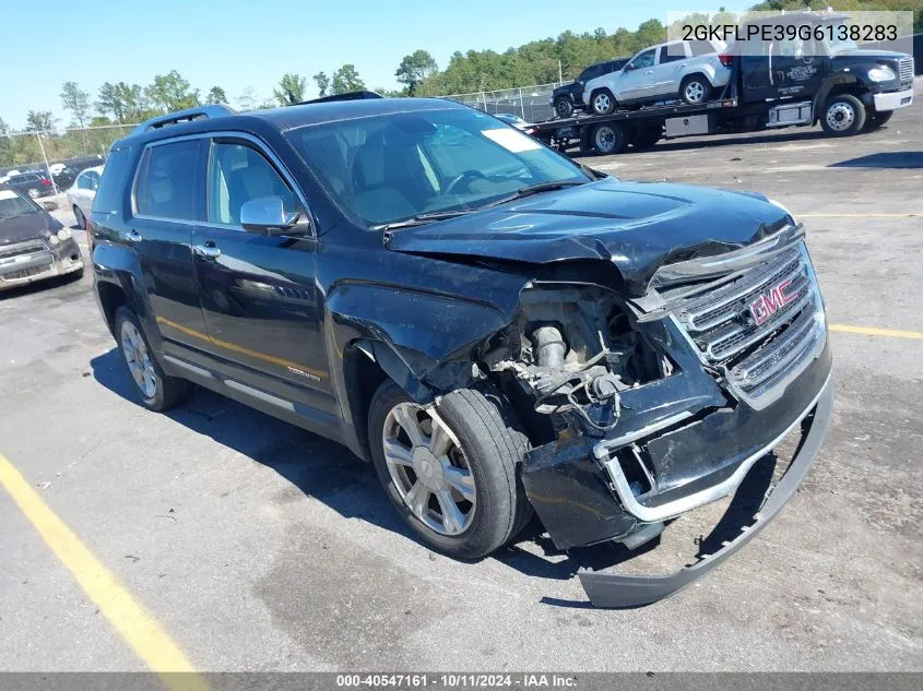 2016 GMC Terrain Slt VIN: 2GKFLPE39G6138283 Lot: 40547161