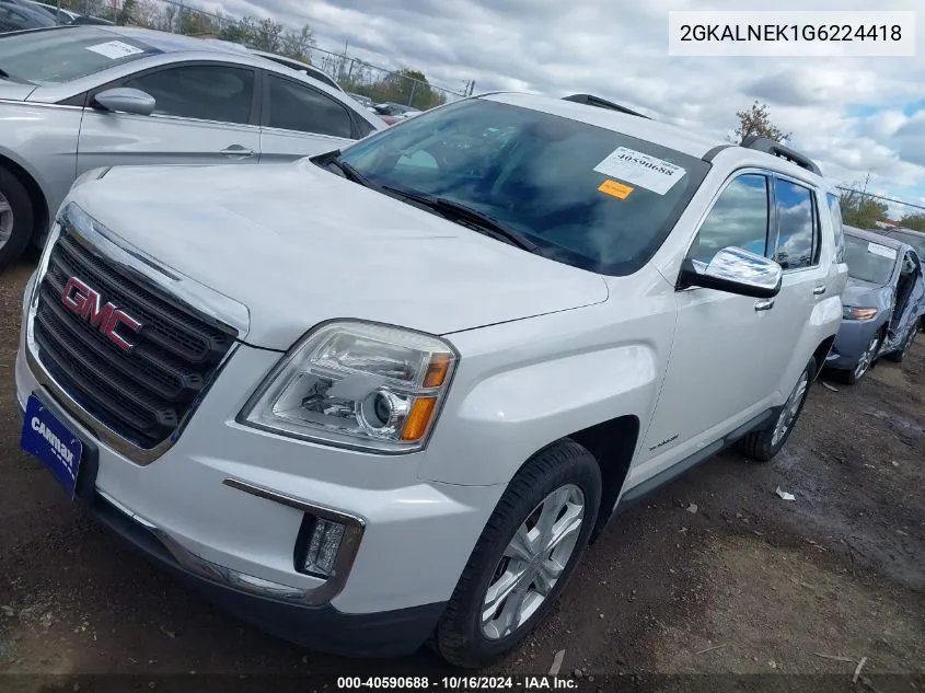 2016 GMC Terrain Sle-2 VIN: 2GKALNEK1G6224418 Lot: 40590688