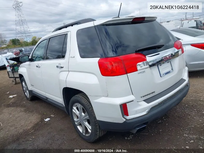 2016 GMC Terrain Sle-2 VIN: 2GKALNEK1G6224418 Lot: 40590688