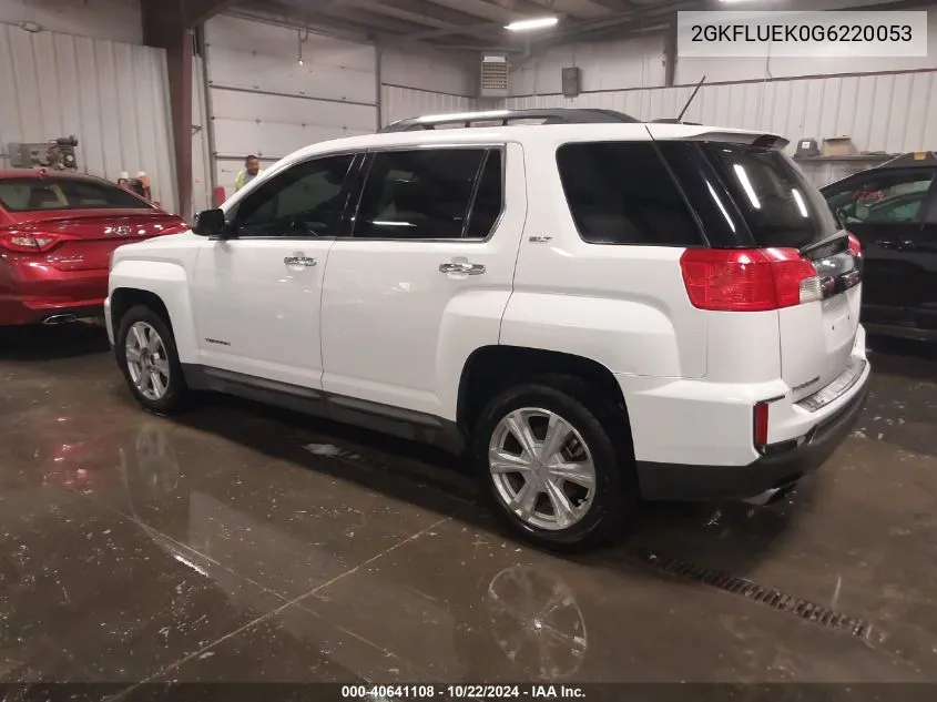 2GKFLUEK0G6220053 2016 GMC Terrain Slt