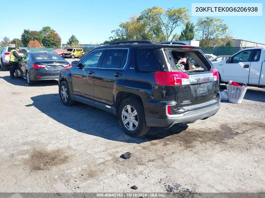 2GKFLTEK0G6206938 2016 GMC Terrain Sle-2