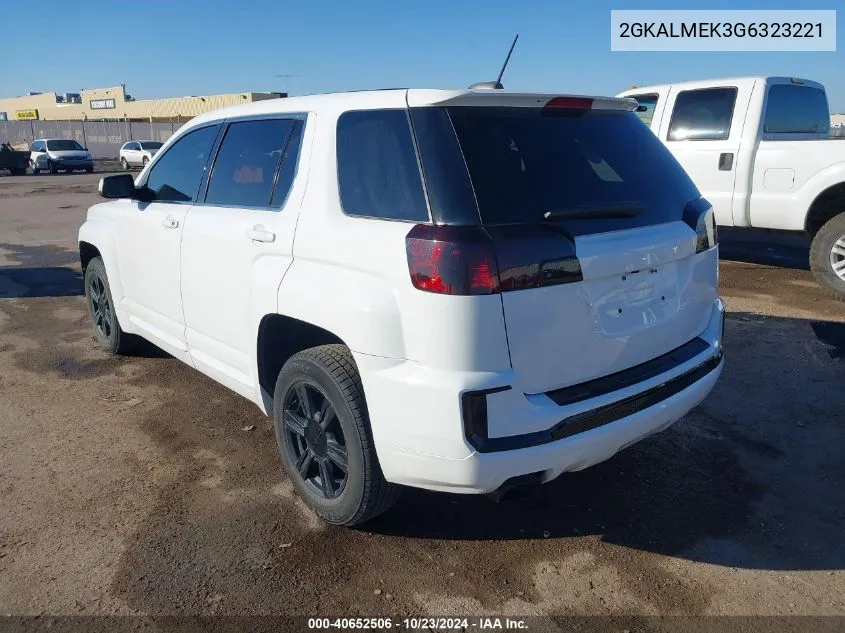 2GKALMEK3G6323221 2016 GMC Terrain Sle-1