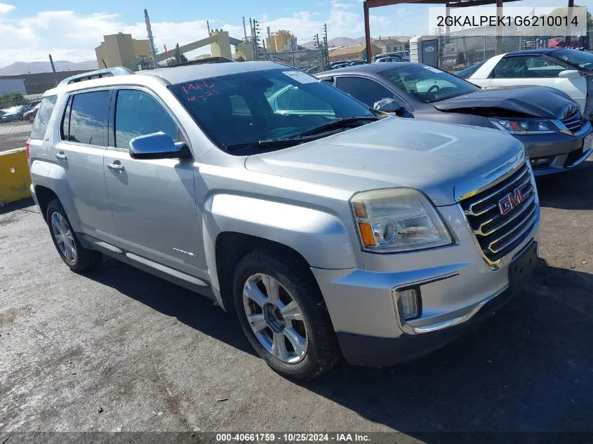 2016 GMC Terrain Slt VIN: 2GKALPEK1G6210014 Lot: 40661759