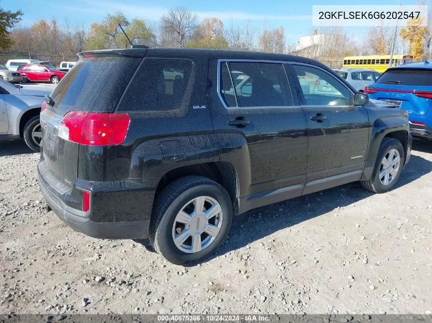 2016 GMC Terrain Sle VIN: 2GKFLSEK6G6202547 Lot: 40675366