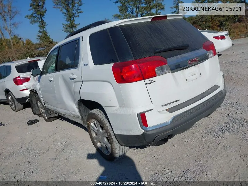 2016 GMC Terrain Sle-2 VIN: 2GKALNEK4G6105701 Lot: 40727624