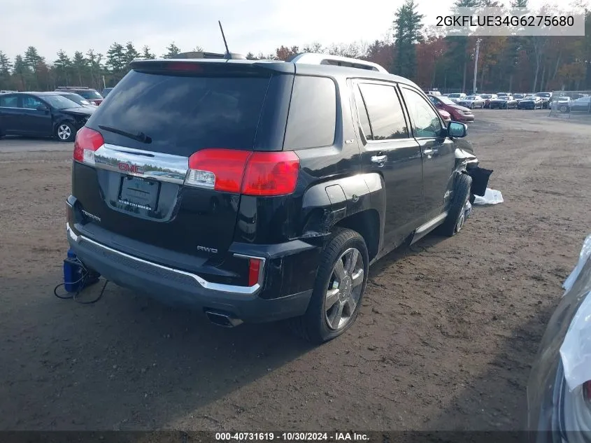 2016 GMC Terrain Slt VIN: 2GKFLUE34G6275680 Lot: 40731619