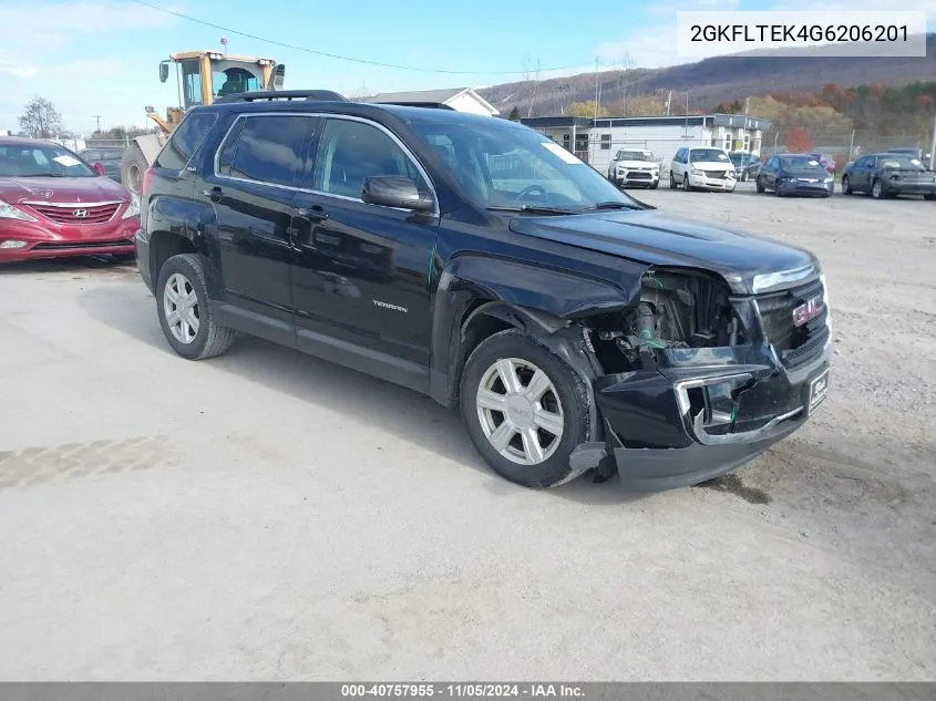 2016 GMC Terrain Sle-2 VIN: 2GKFLTEK4G6206201 Lot: 40757955