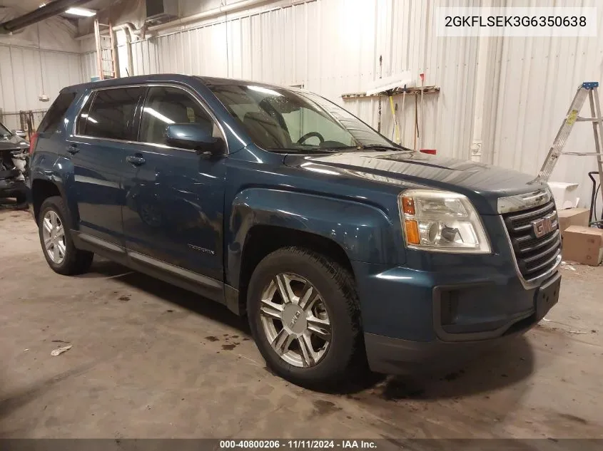 2GKFLSEK3G6350638 2016 GMC Terrain Sle-1