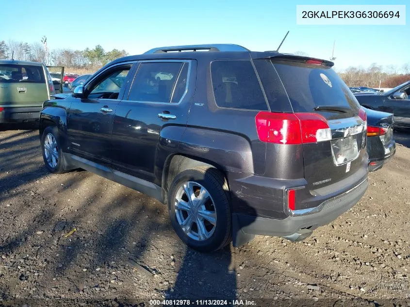 2GKALPEK3G6306694 2016 GMC Terrain Slt