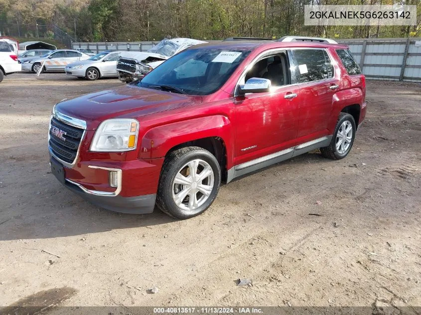 2016 GMC Terrain Sle-2 VIN: 2GKALNEK5G6263142 Lot: 40813517