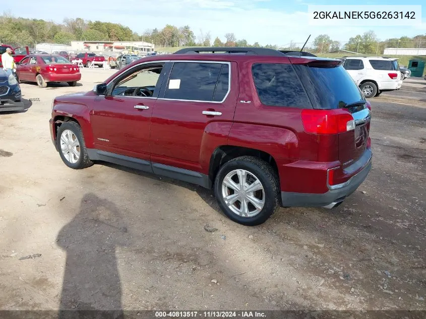 2016 GMC Terrain Sle-2 VIN: 2GKALNEK5G6263142 Lot: 40813517