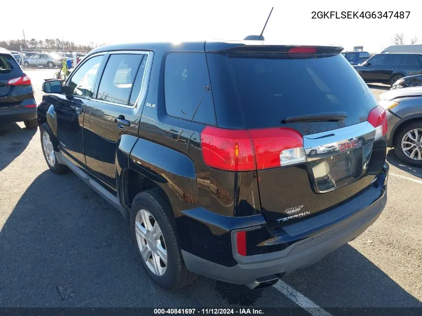 2GKFLSEK4G6347487 2016 GMC Terrain Sle-1