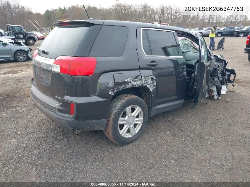 2016 GMC Terrain Sle-1 VIN: 2GKFLSEK2G6347763 Lot: 40865055