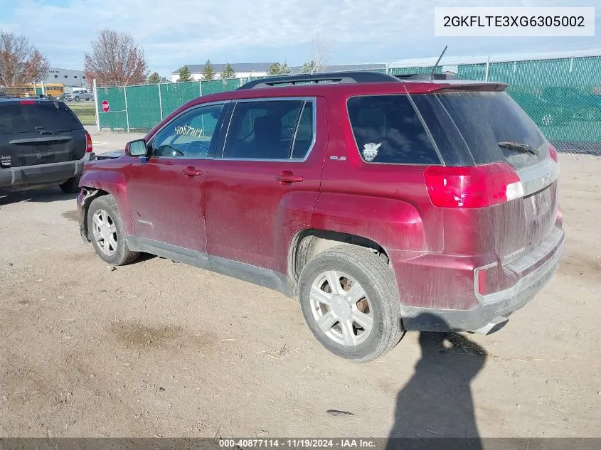 2016 GMC Terrain Sle-2 VIN: 2GKFLTE3XG6305002 Lot: 40877114