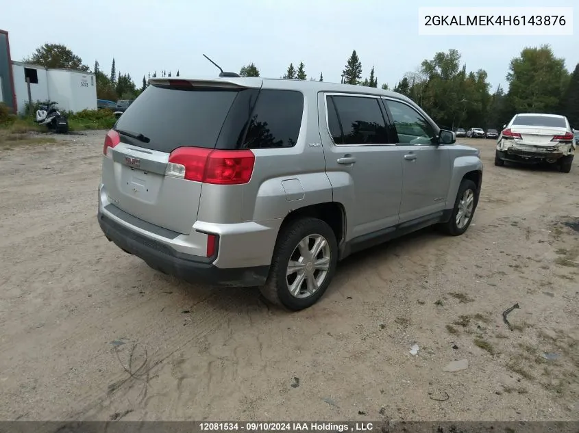 2GKALMEK4H6143876 2017 GMC Terrain