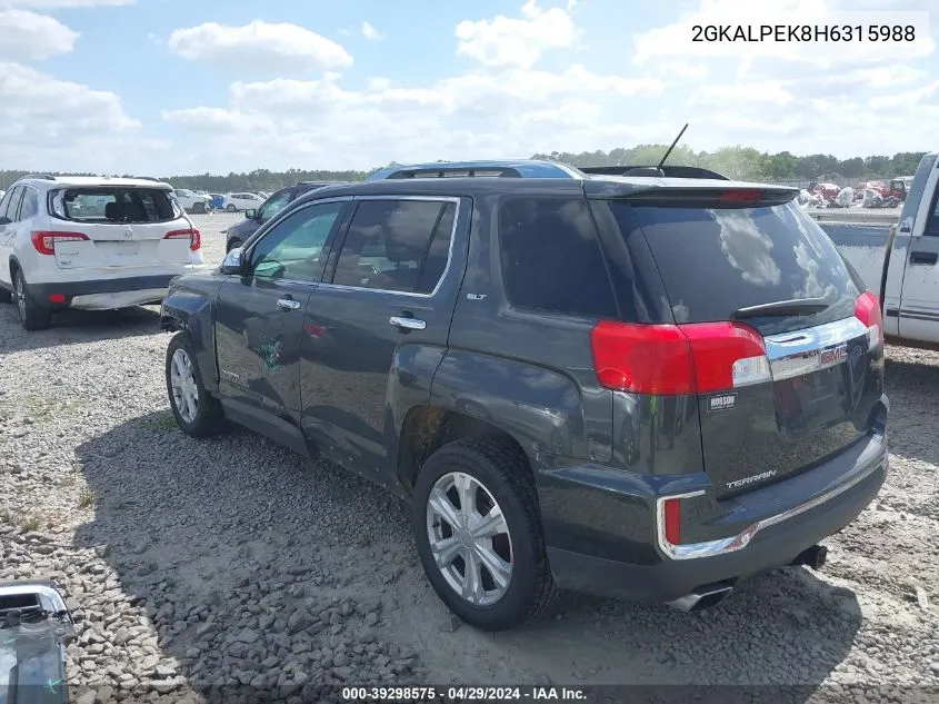 2GKALPEK8H6315988 2017 GMC Terrain Slt