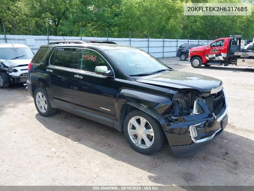 2GKFLTEK2H6317685 2017 GMC Terrain Sle-2