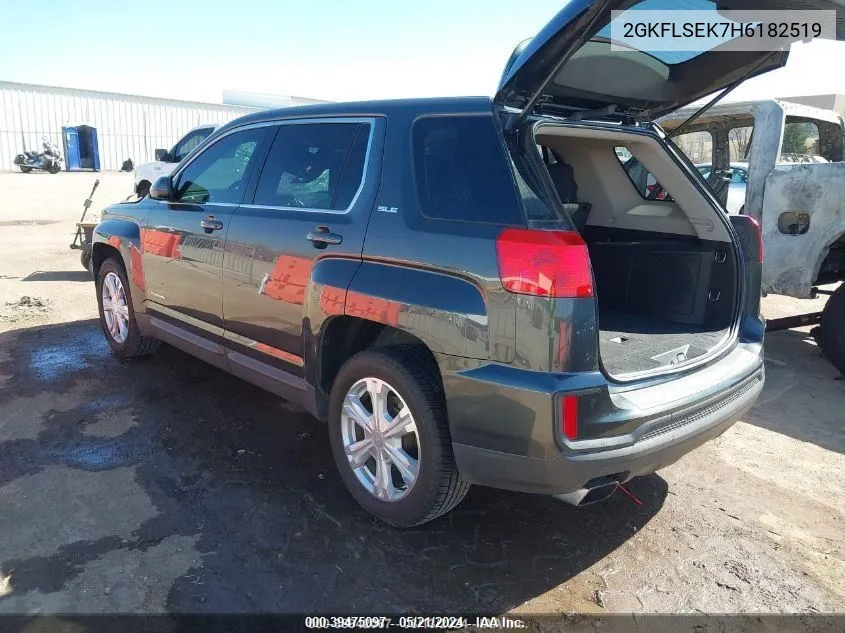 2GKFLSEK7H6182519 2017 GMC Terrain Sle-1