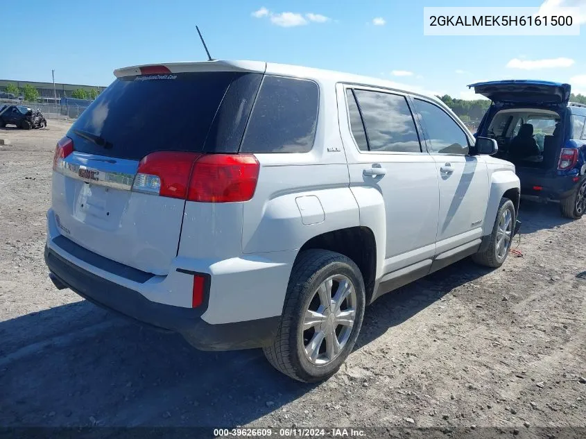 2017 GMC Terrain Sle-1 VIN: 2GKALMEK5H6161500 Lot: 39626609