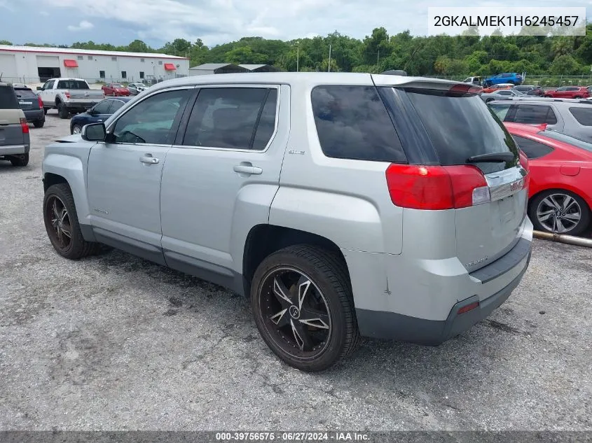 2017 GMC Terrain Sle VIN: 2GKALMEK1H6245457 Lot: 39756575