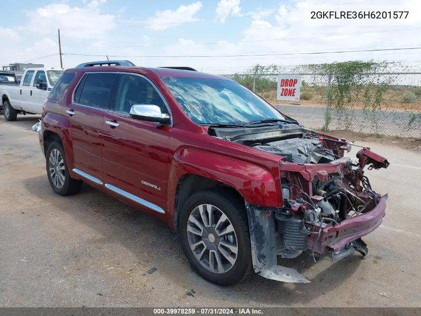 2GKFLRE36H6201577 2017 GMC Terrain Denali