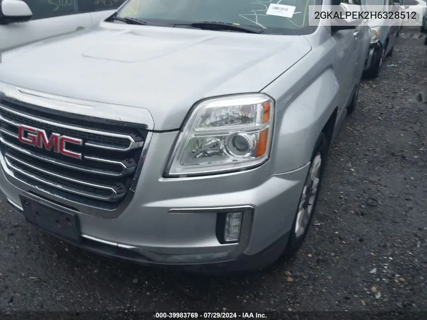 2017 GMC Terrain Slt VIN: 2GKALPEK2H6328512 Lot: 39983769