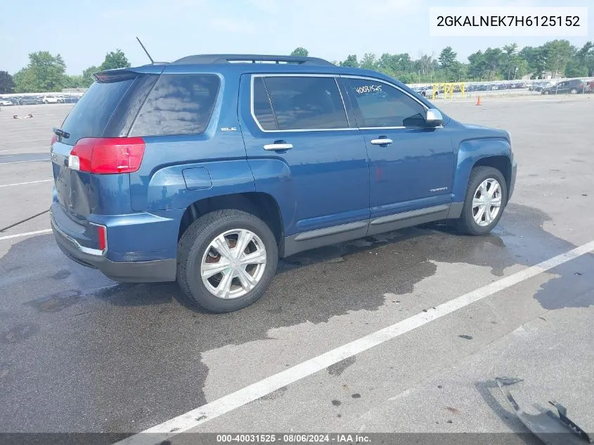 2GKALNEK7H6125152 2017 GMC Terrain Sle-2