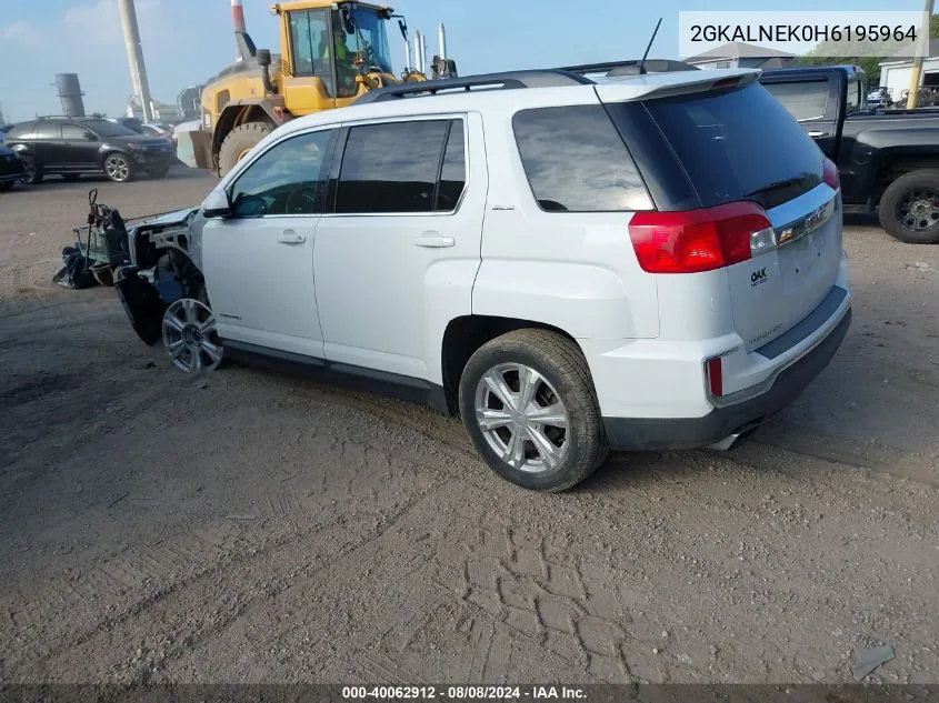 2017 GMC Terrain Sle-2 VIN: 2GKALNEK0H6195964 Lot: 40062912