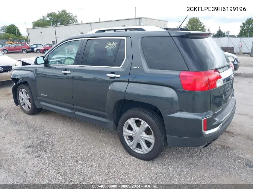 2017 GMC Terrain Slt VIN: 2GKFLPE39H6199196 Lot: 40066888