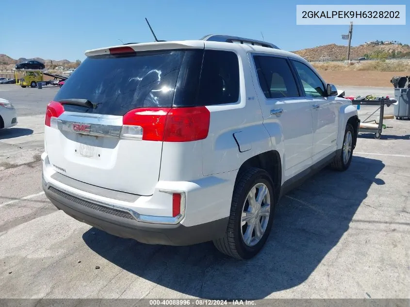 2017 GMC Terrain Slt VIN: 2GKALPEK9H6328202 Lot: 40088996