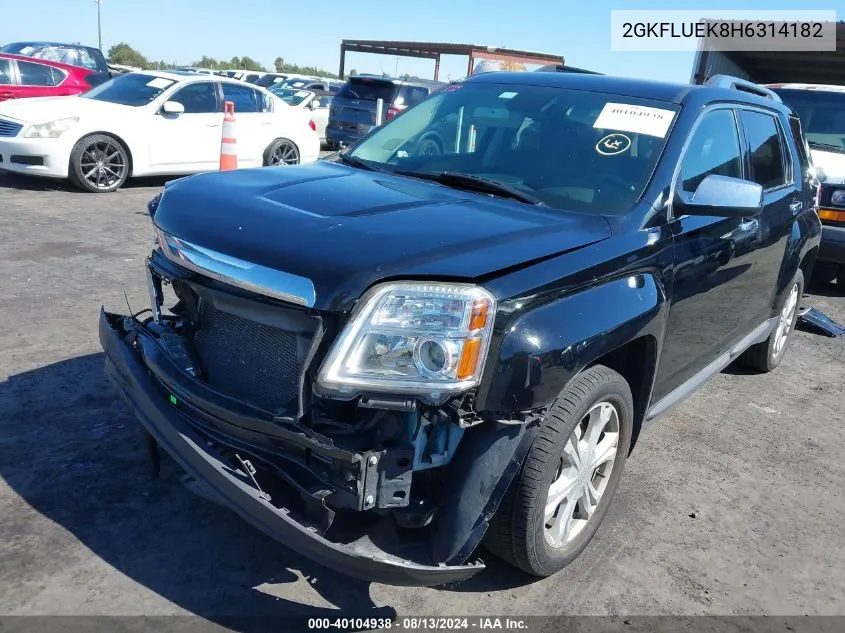 2GKFLUEK8H6314182 2017 GMC Terrain Slt