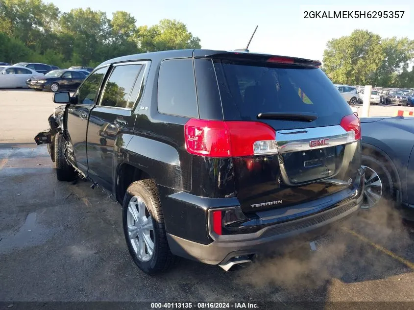 2017 GMC Terrain Sle-1 VIN: 2GKALMEK5H6295357 Lot: 40113135