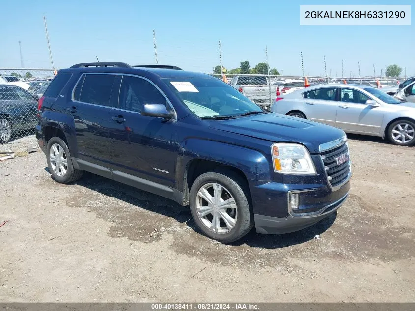 2017 GMC Terrain Sle VIN: 2GKALNEK8H6331290 Lot: 40138411