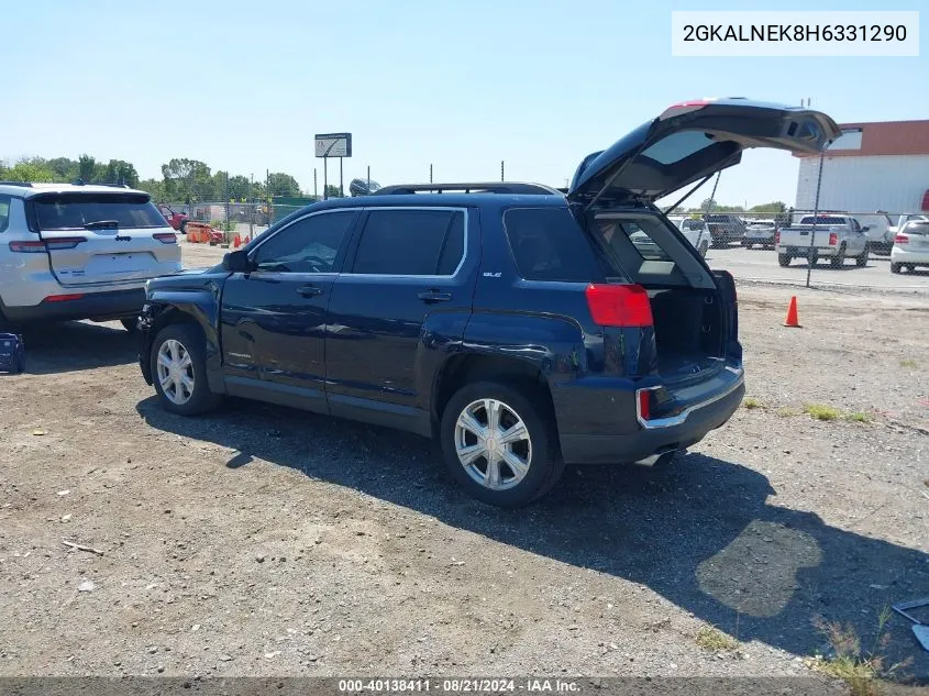 2017 GMC Terrain Sle VIN: 2GKALNEK8H6331290 Lot: 40138411