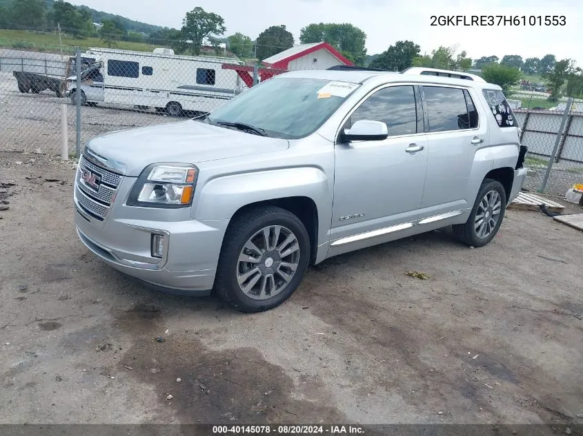 2017 GMC Terrain Denali VIN: 2GKFLRE37H6101553 Lot: 40145078