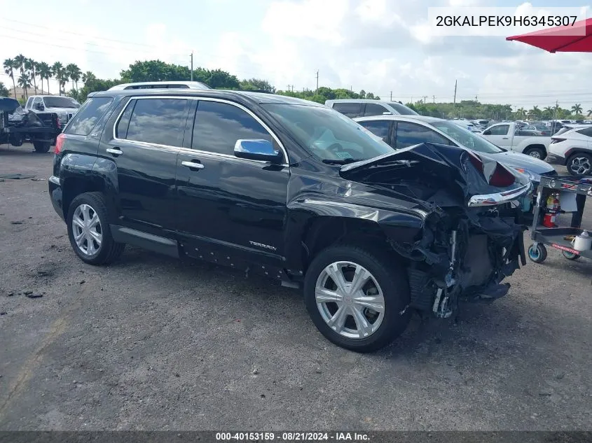 2GKALPEK9H6345307 2017 GMC Terrain Slt