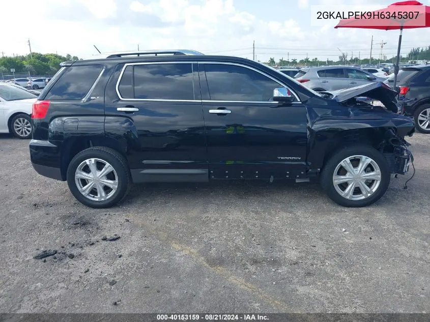 2017 GMC Terrain Slt VIN: 2GKALPEK9H6345307 Lot: 40153159