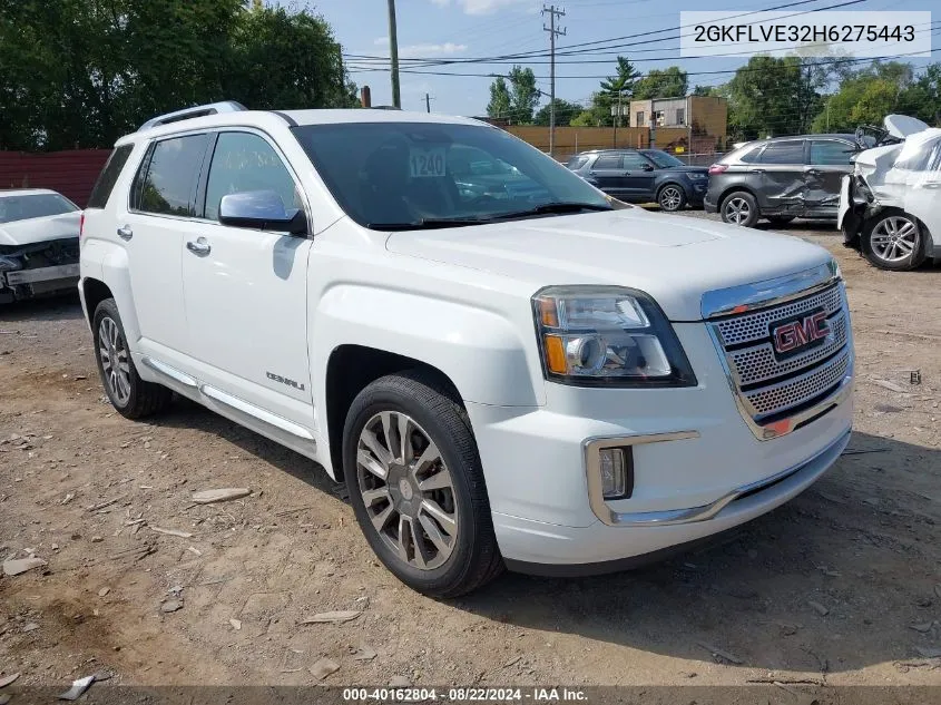 2017 GMC Terrain Denali VIN: 2GKFLVE32H6275443 Lot: 40162804