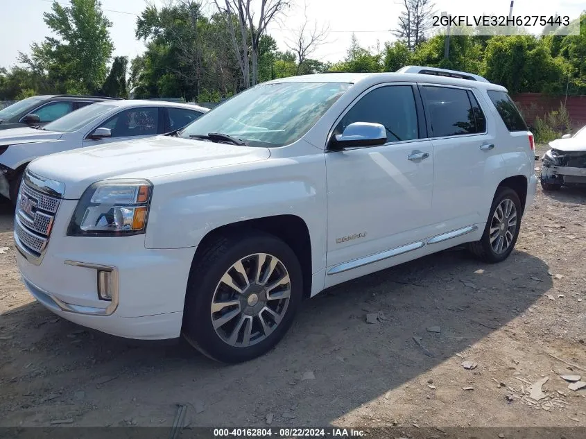 2GKFLVE32H6275443 2017 GMC Terrain Denali