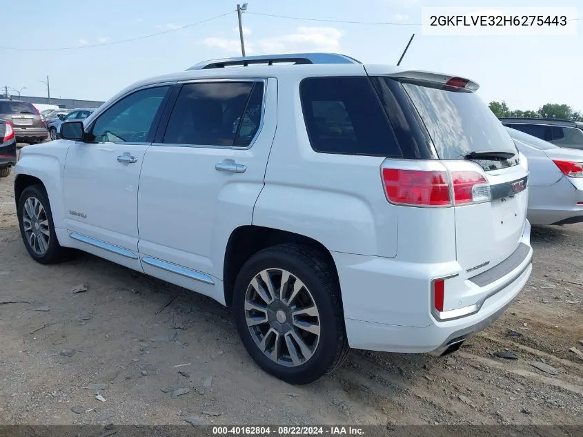 2GKFLVE32H6275443 2017 GMC Terrain Denali