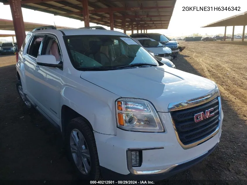 2017 GMC Terrain Sle-2 VIN: 2GKFLNE31H6346342 Lot: 40212501