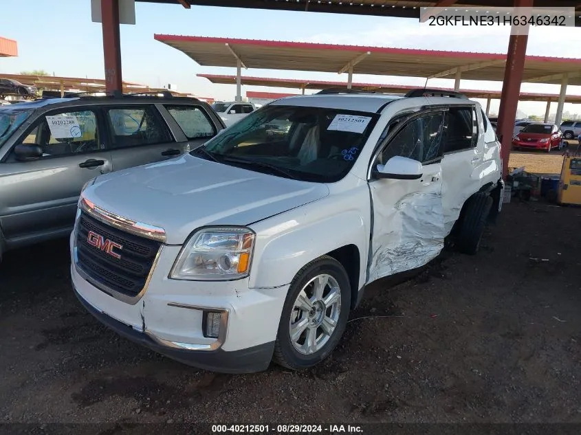 2017 GMC Terrain Sle-2 VIN: 2GKFLNE31H6346342 Lot: 40212501