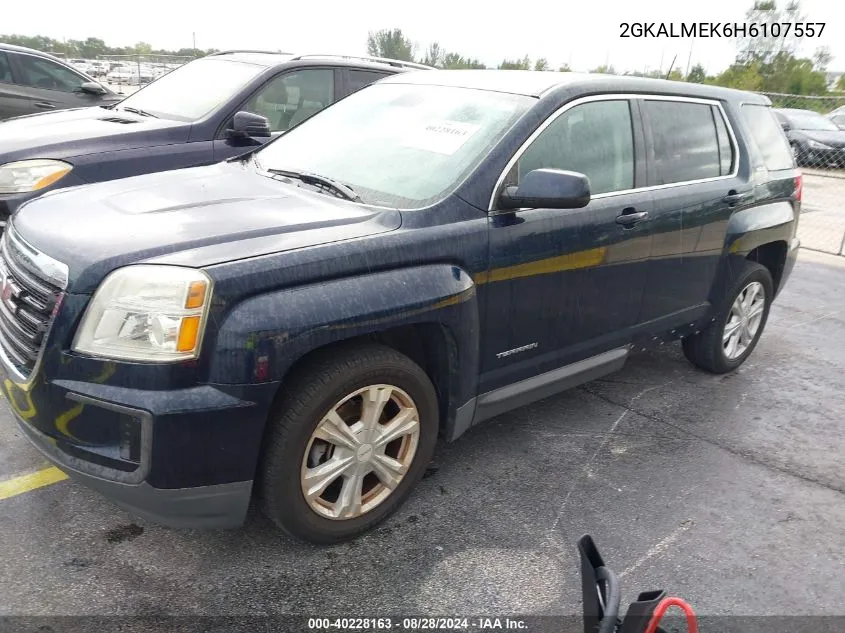 2017 GMC Terrain Sle-1 VIN: 2GKALMEK6H6107557 Lot: 40228163