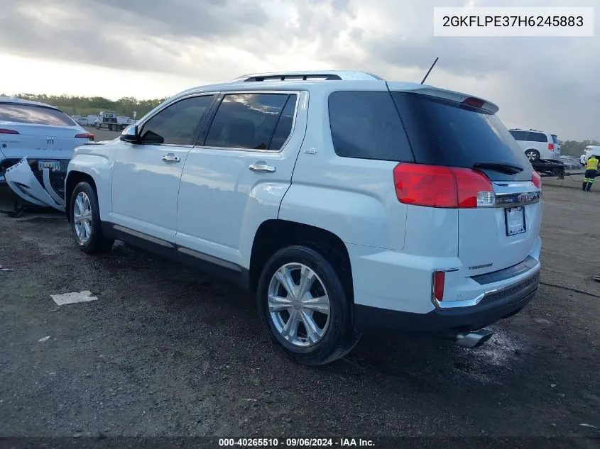 2017 GMC Terrain Slt VIN: 2GKFLPE37H6245883 Lot: 40265510