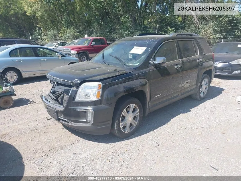 2017 GMC Terrain Slt VIN: 2GKALPEK5H6205397 Lot: 40277710