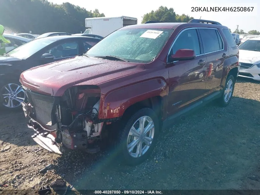 2017 GMC Terrain Sle-2 VIN: 2GKALNEK4H6250867 Lot: 40287850