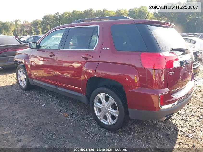 2017 GMC Terrain Sle-2 VIN: 2GKALNEK4H6250867 Lot: 40287850