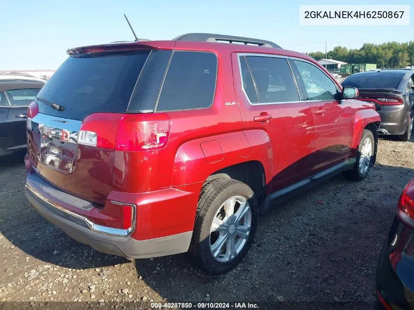 2017 GMC Terrain Sle-2 VIN: 2GKALNEK4H6250867 Lot: 40287850