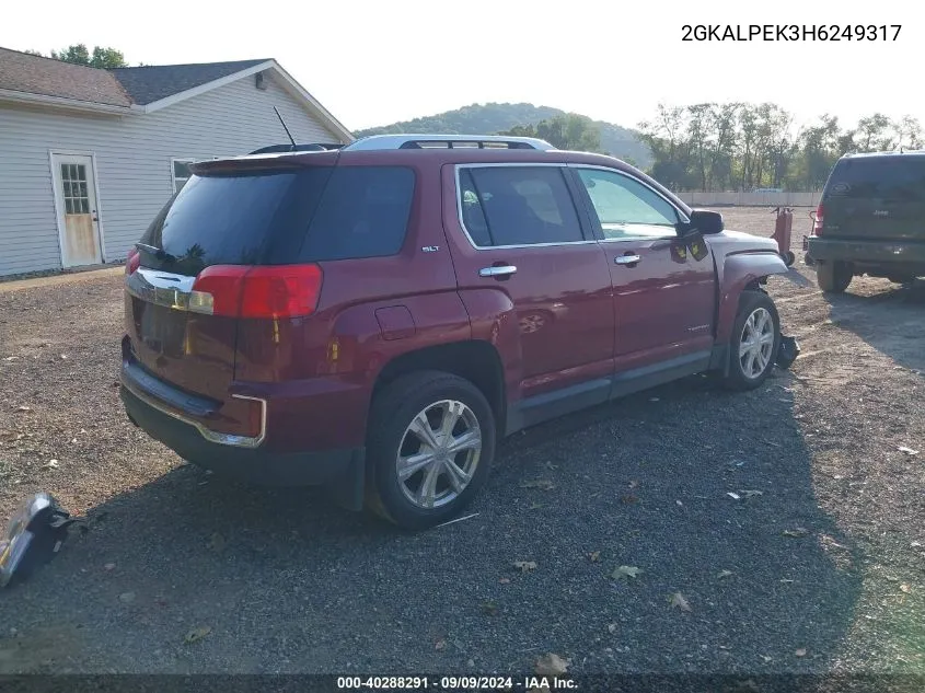 2GKALPEK3H6249317 2017 GMC Terrain Slt