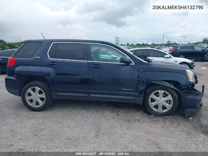 2017 GMC Terrain Sle-1 VIN: 2GKALMEK5H6132790 Lot: 40314227